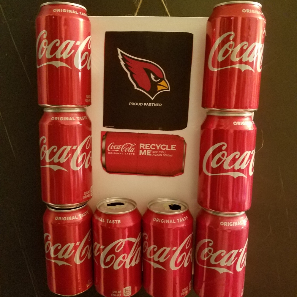 Handmade Coca Cola Wall Hanging Decor I made this on a 11×14 canvas board. Pl - Picture 11 of 12